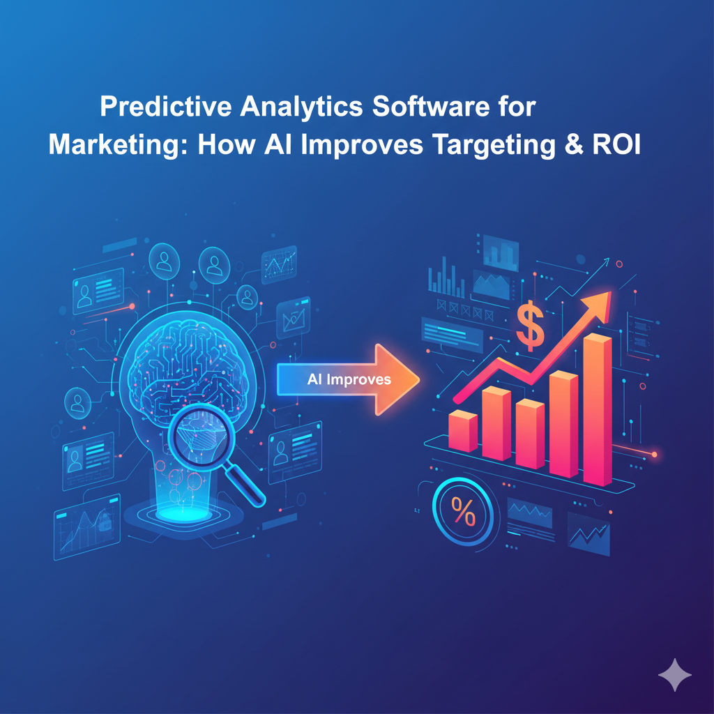 Predictive Analytics Software for Marketing: How AI Improves Targeting & ROI