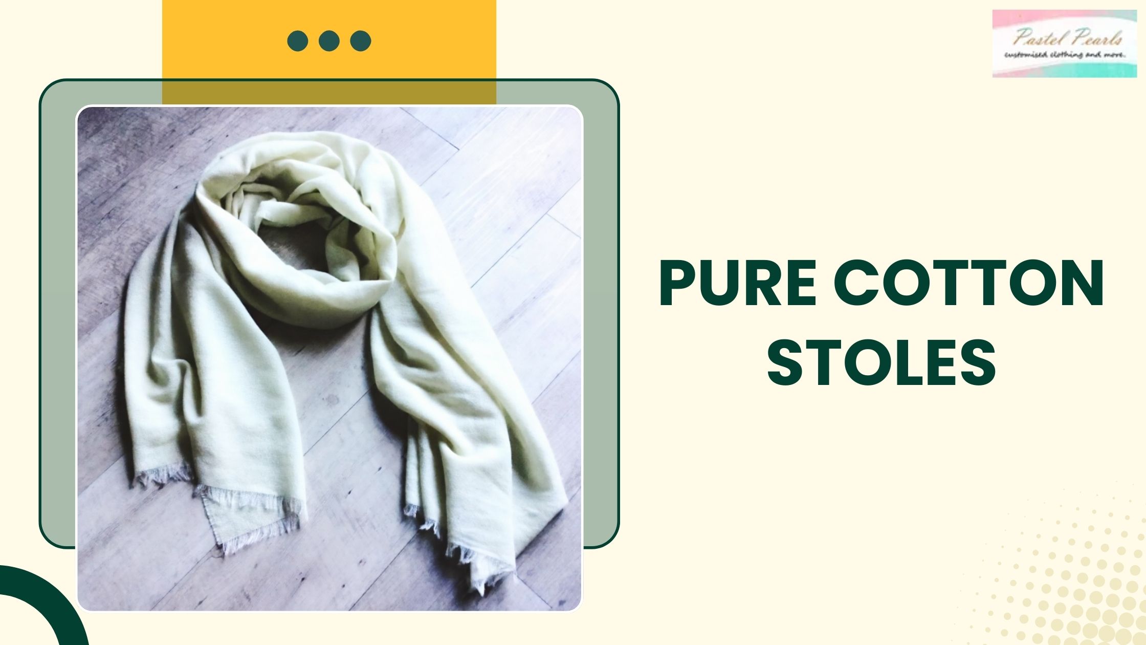 The Benefits of Choosing Pure Cotton Stoles Over Synthetic Ones