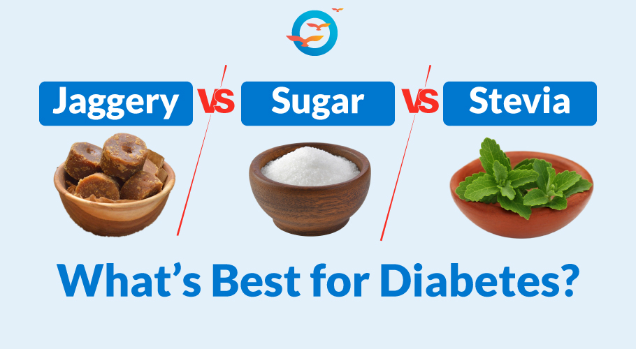 Jaggery vs Sugar vs Stevia: What’s Best for Diabetes?