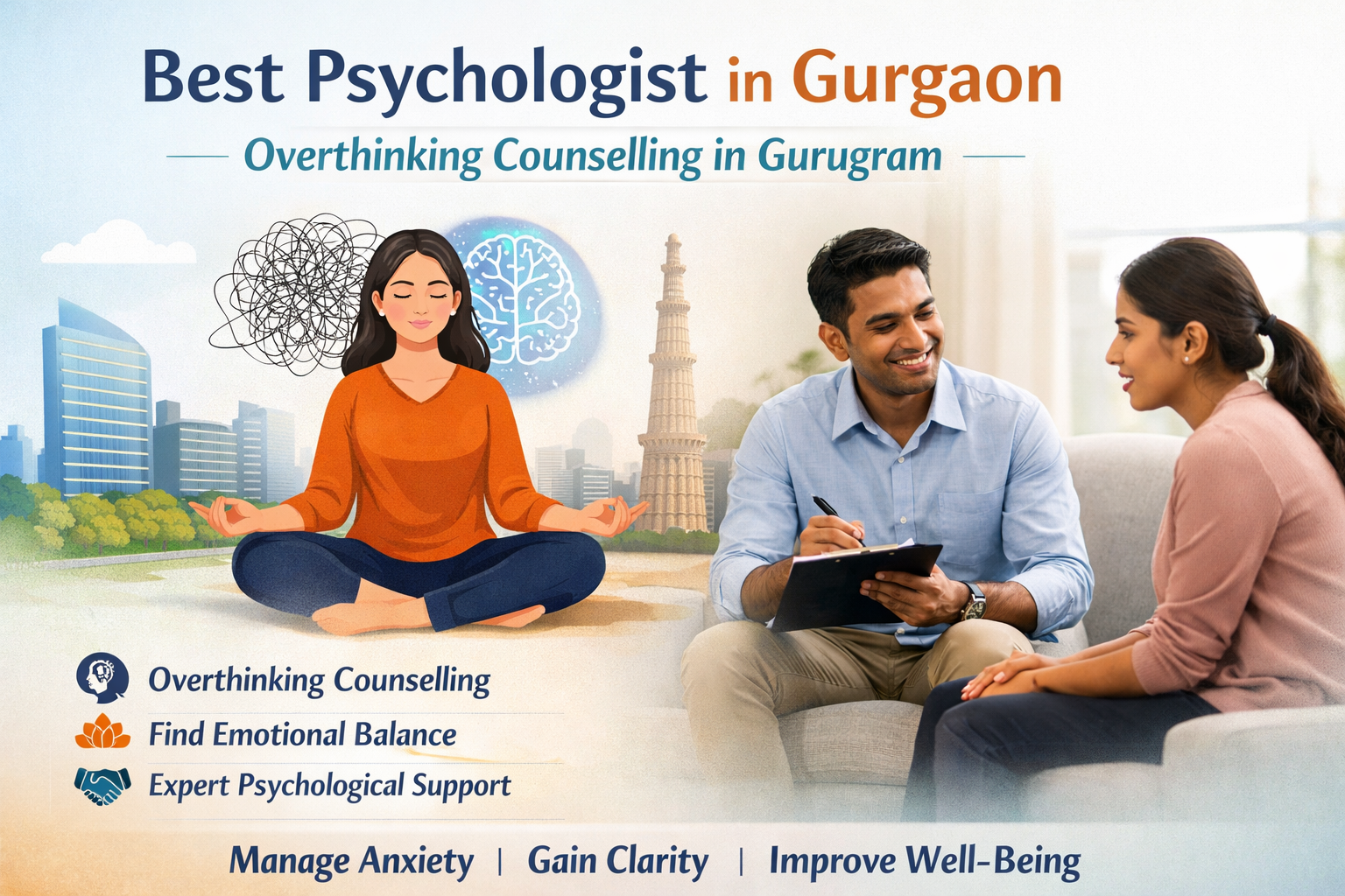 Finding Mental Clarity with the Best Psychologist in Gurgaon